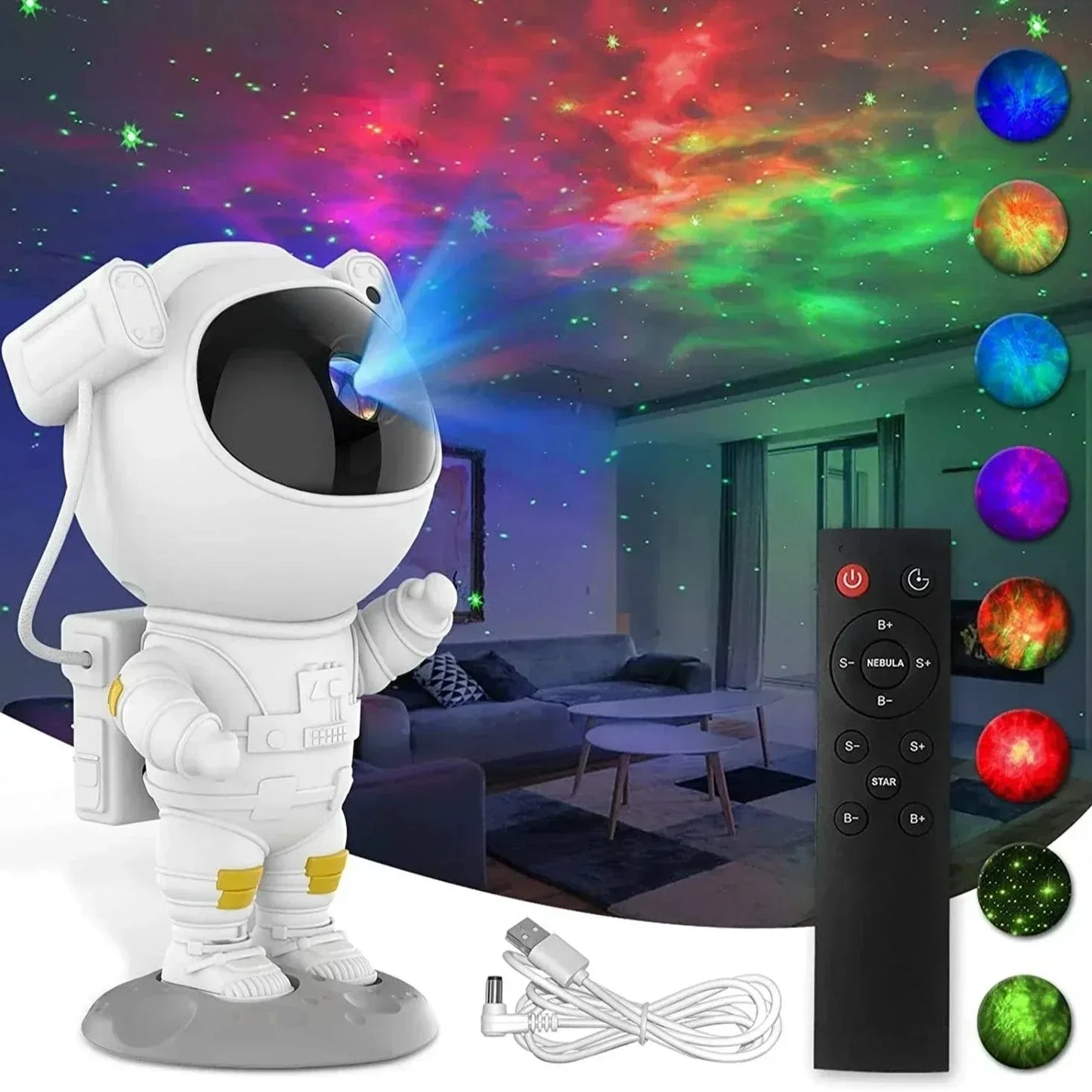Lámpara Estrellada Astronauta
